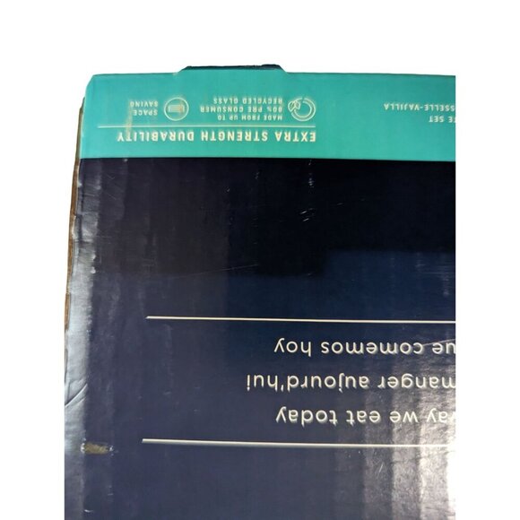 The Pioneer Woman by Corelle 4-Piece Appetizer Plate Set, Evie, Blue 6.75 inch n - Picture 7 of 7